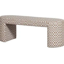 Woood Bankje Jacob Ruit Print Zand