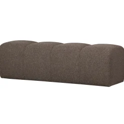 Woood Bankje Mojo 164cm Bouclé Bruin