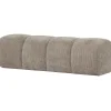 Woood Bankje Mojo 164cm Ribstof Donker Zand