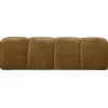 Woood Bankje Mojo 164cm Ribstof Honinggeel