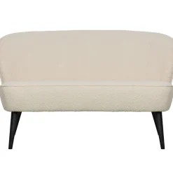 Woood Bankje Sara Bouclé Creme