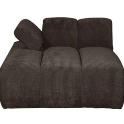 Woood Bank Mojo Element Chaise Longue Links Ribstof Bruin