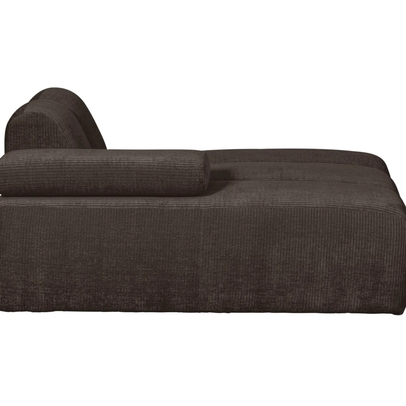 Woood Bank Mojo Element Chaise Longue Links Ribstof Bruin