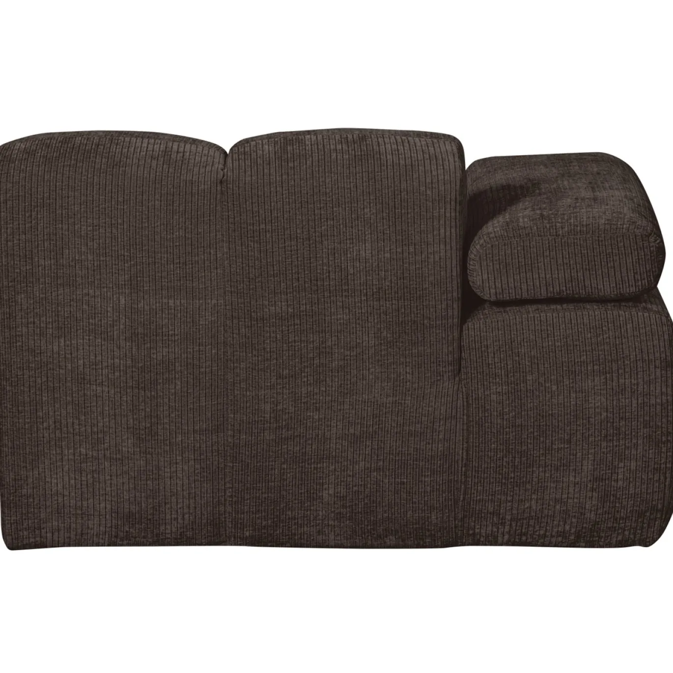 Woood Bank Mojo Element Chaise Longue Links Ribstof Bruin