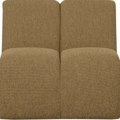 Woood Bank Mojo Element 1-Zits Bouclé Geel/Bruin