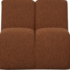 Woood Bank Mojo Element 1-Zits Bouclé Roestbruin