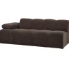 Woood Bank Mojo Element 2-Zits Links Ribstof Bruin