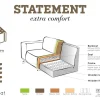 Woood Bank Statement 3-zits Lederlook Cognac