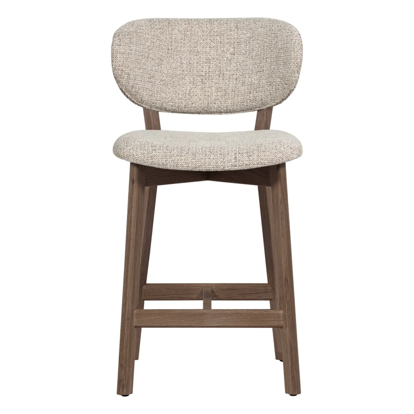 Woood Barstoel Udar Naturel Met Houten Frame Bruin