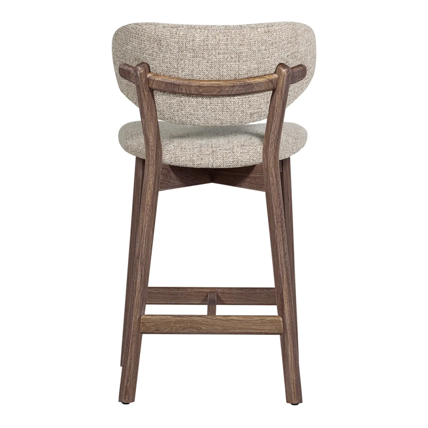 Woood Barstoel Udar Naturel Met Houten Frame Bruin