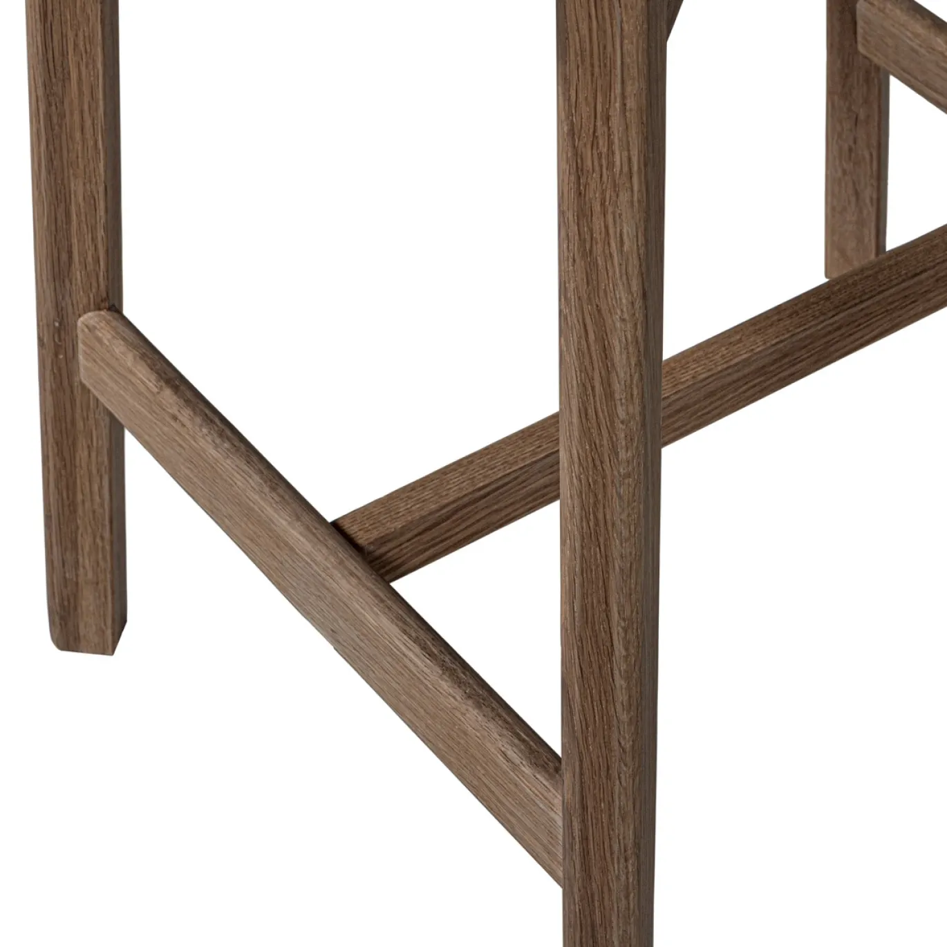 Woood Barstoel Udar Naturel Met Houten Frame Bruin