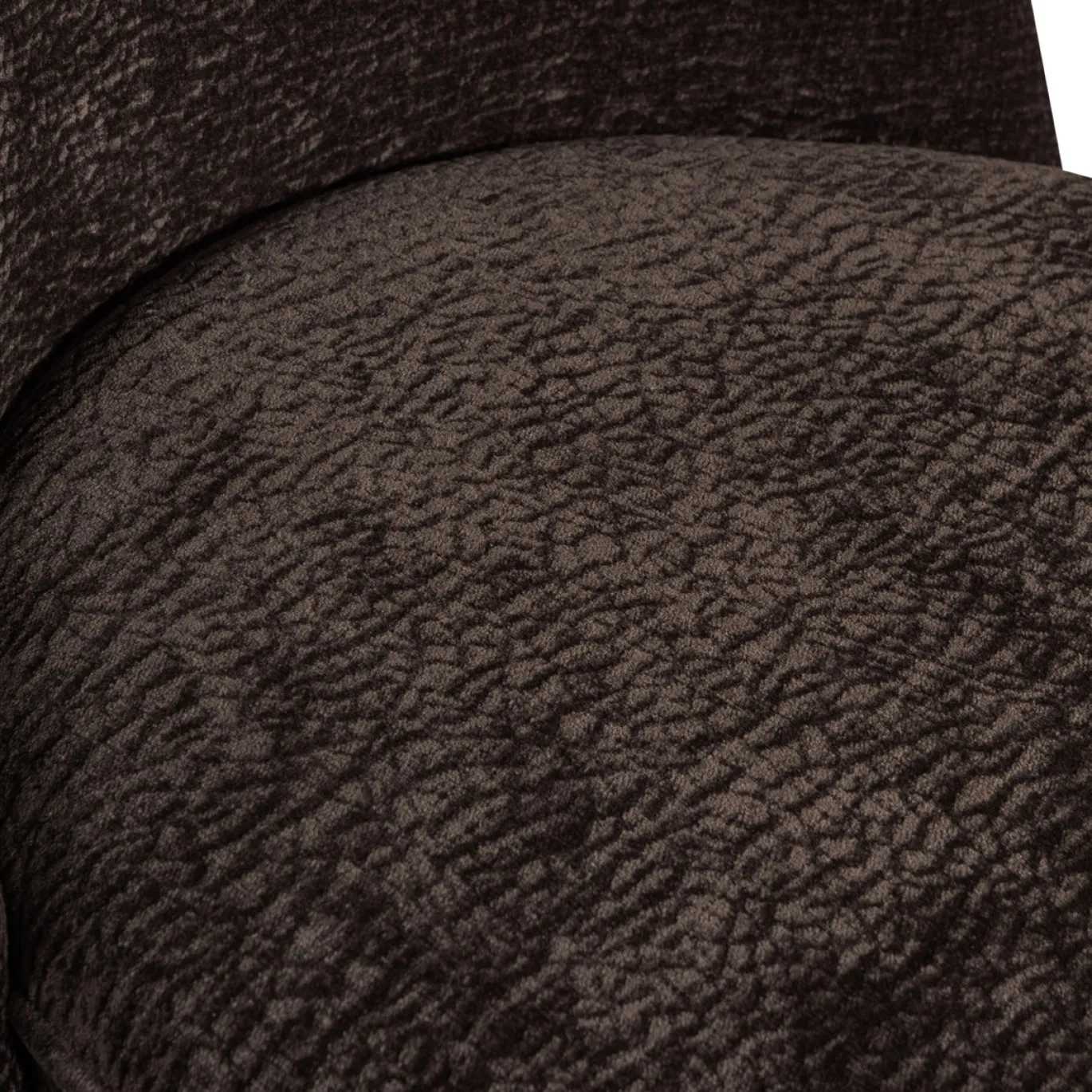 Woood Barstoel Vogue 80cm Chenille Donkerbruin