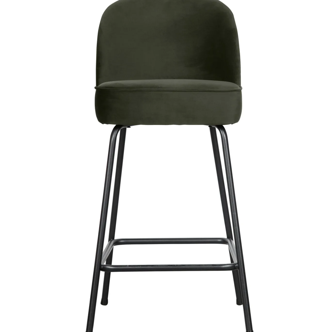 Woood Barstoel Vogue 65cm Fluweel Dark Green