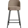 Woood Barstoel Vogue 65cm Fluweel Khaki