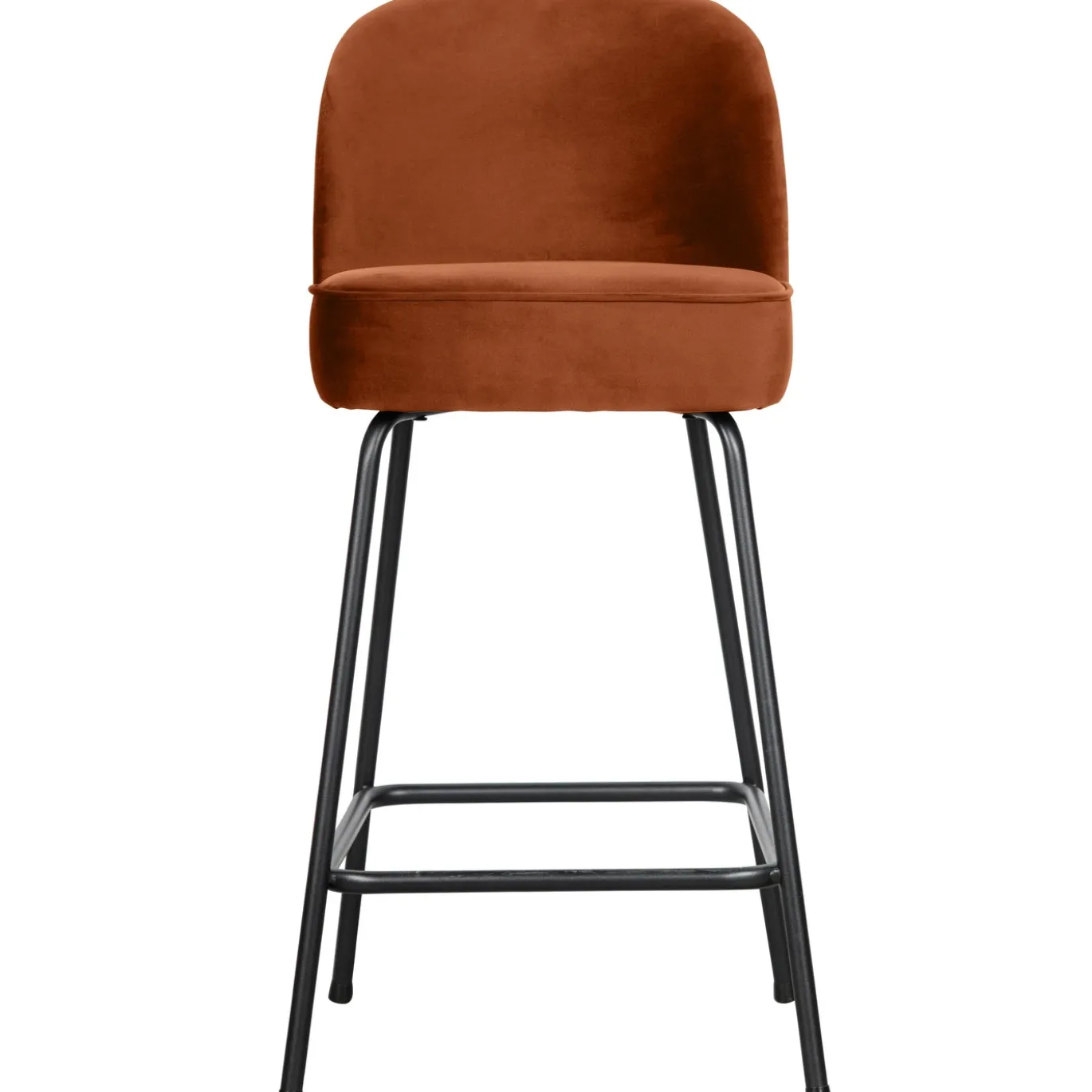 Woood Barstoel Vogue 65cm Fluweel Roest