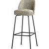 Woood Barstoel Vogue 80cm Velvet Wheatfield
