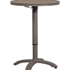 Woood Bartafel Jeppe Verstelbaar Tuin Aluminium Bruin/grijs