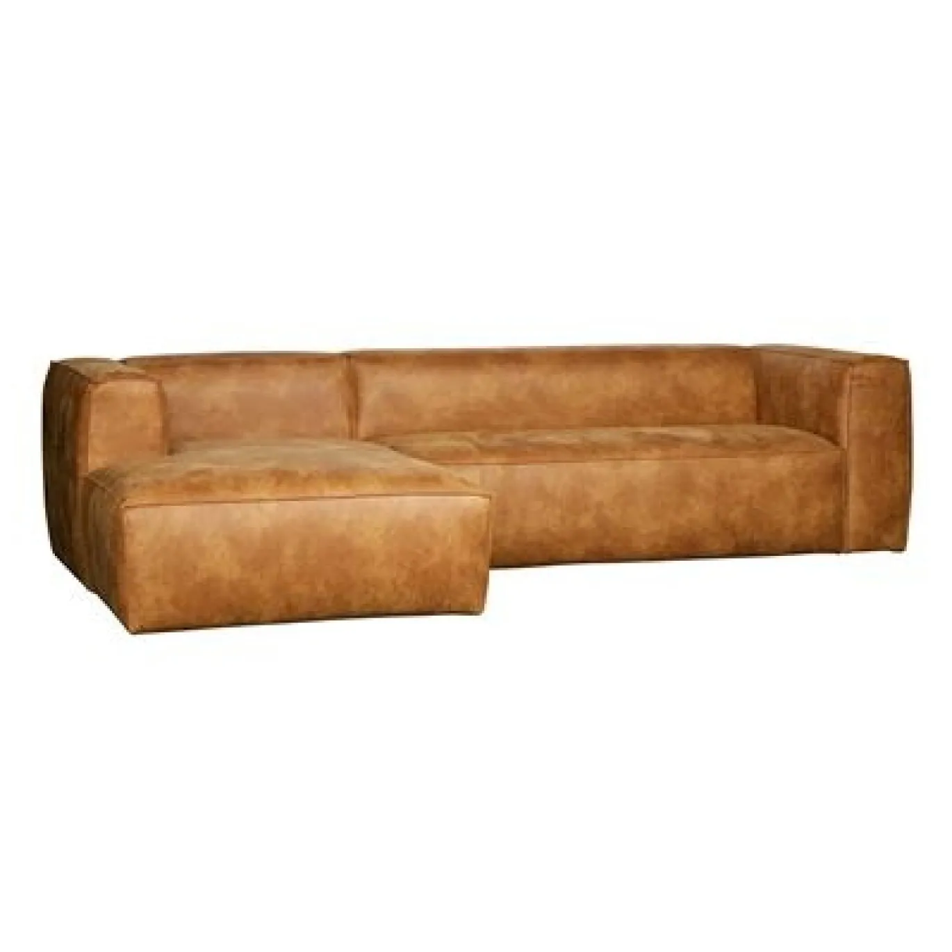 Woood Bean Hoekbank Cognac Links