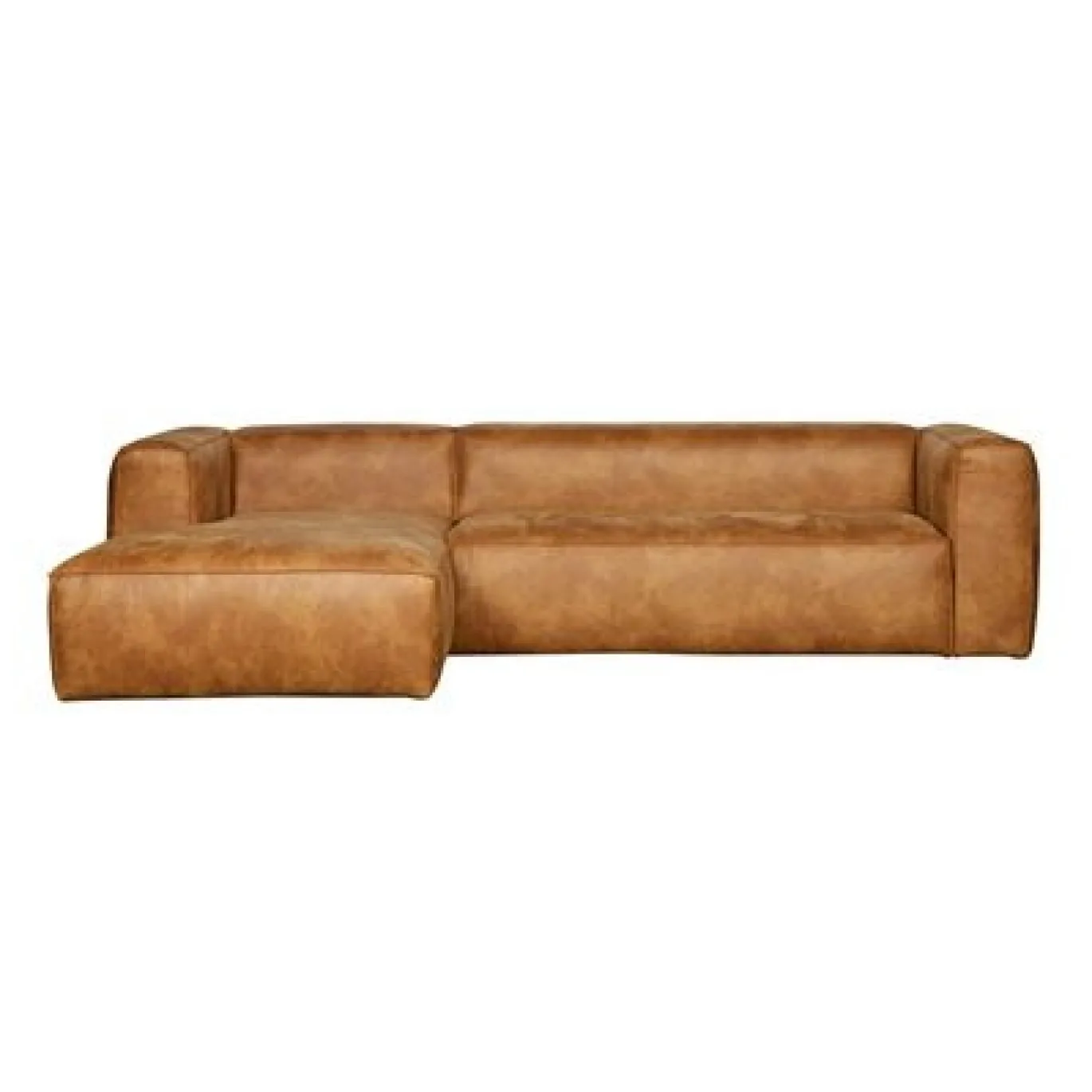 Woood Bean Hoekbank Cognac Links