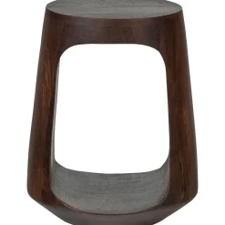 Woood Bijzettafel Bayo Mango Hout Walnoot