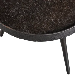 Woood Bijzettafel Bounds M Hout/Metaal Antique Goud 41xØ41