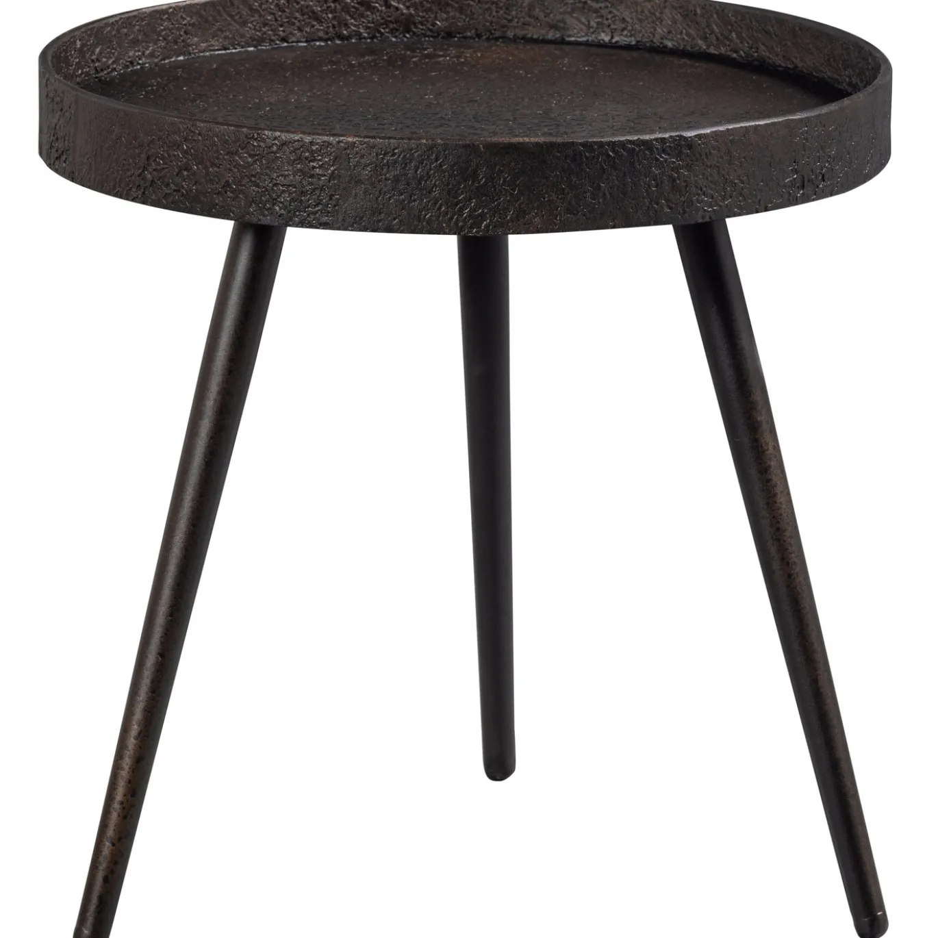 Woood Bijzettafel Bounds M Hout/Metaal Antique Goud 41xØ41