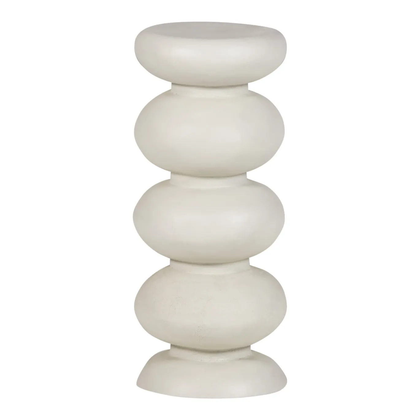 Woood Bijzettafel Brilo Metaal Creme