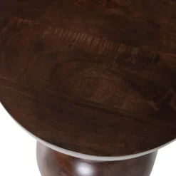 Woood Bijzettafel Emel Mangohout Donkerbruin