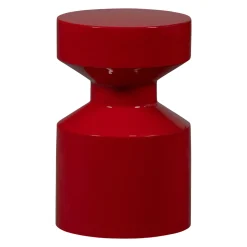 Woood Bijzettafel Ferry Metaal Rood