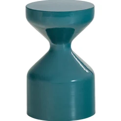 Woood Bijzettafel Floyd Metaal Petrolblauw