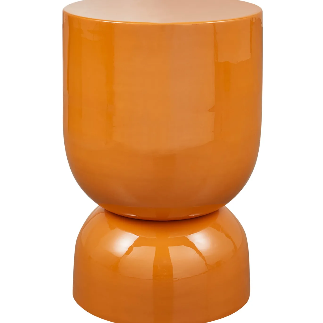 Woood Bijzettafel Hekla Metaal Oranje