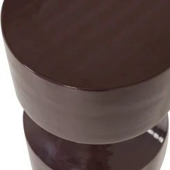 Woood Bijzettafel Hidde Metaal Donkerbruin