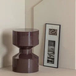 Woood Bijzettafel Hidde Metaal Donkerbruin