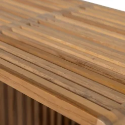 Woood Bijzettafel Jasmijn Recycled Teak Naturel - Set Van 2