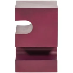 Woood Bijzettafel Jessa Metaal Paars/bruin