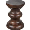 Woood Bijzettafel Jonah Hout Walnoot 42xØ30cm