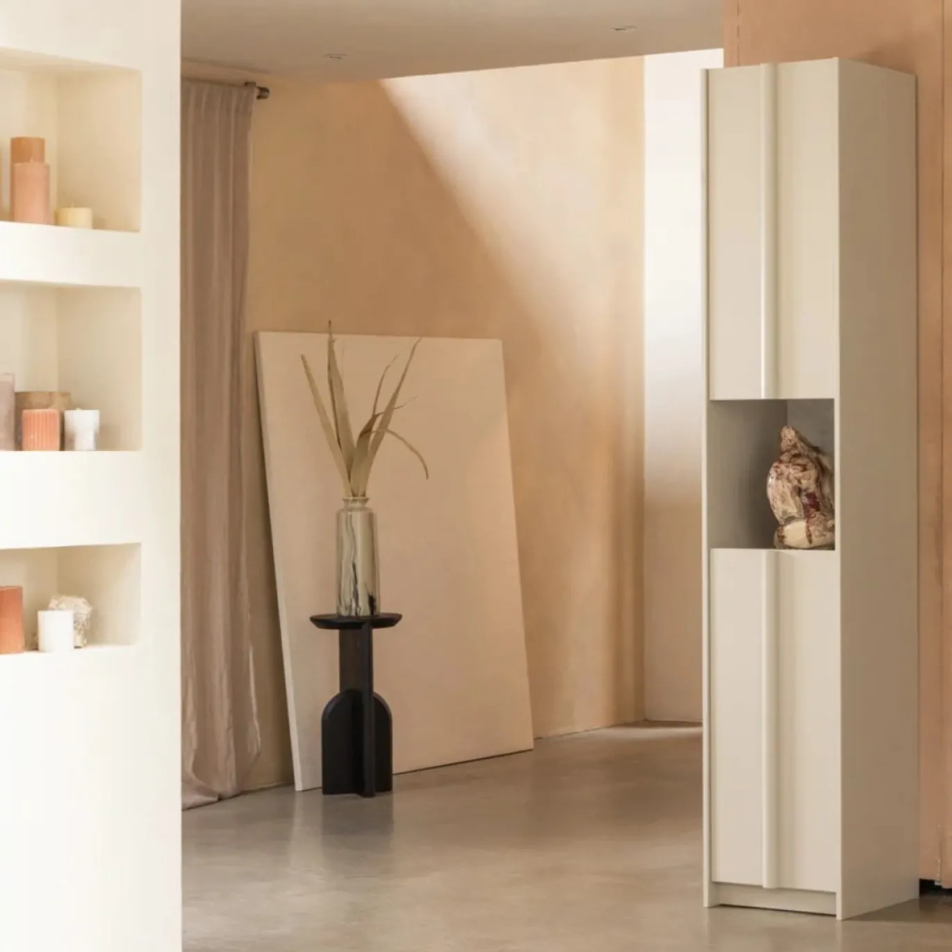 Woood Bijzettafel Kioni Acacia Zwart