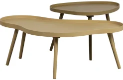 Woood Bijzettafel Mae Organisch Langwerpig Hout Alpaca