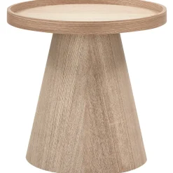 Woood Bijzettafel Maud Naturel Ø38cm