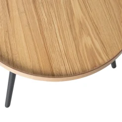Woood Bijzettafel Mesa L Hout Naturel Ø60cm