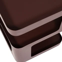 Woood Bijzettafel/nachtkastje Riv Metaal Paars/bruin