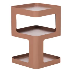 Woood Bijzettafel/nachtkastje Riv Metaal Zalmroze