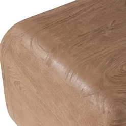 Woood Bijzettafel Rimea Mangohout Lichtbruin