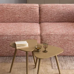 Woood Bijzettafels Nila Hout Mud Set van 2