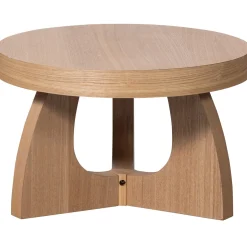 Woood Bijzettafel Tala Essen Fineer Ø55cm