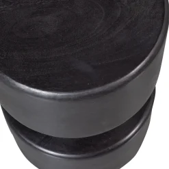 Woood Bijzettafel Tuve Bruin/Zwart