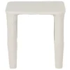Woood Bijzettafel Vion Laag Papier Mache Off White