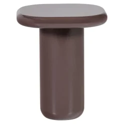 Woood Bijzettafel Zava Hout Hoogglans Donkerbruin
