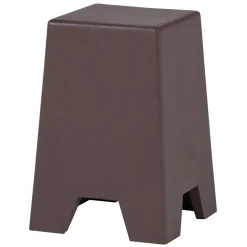 Woood Bijzettafel Zina Hoog Cement Bruin