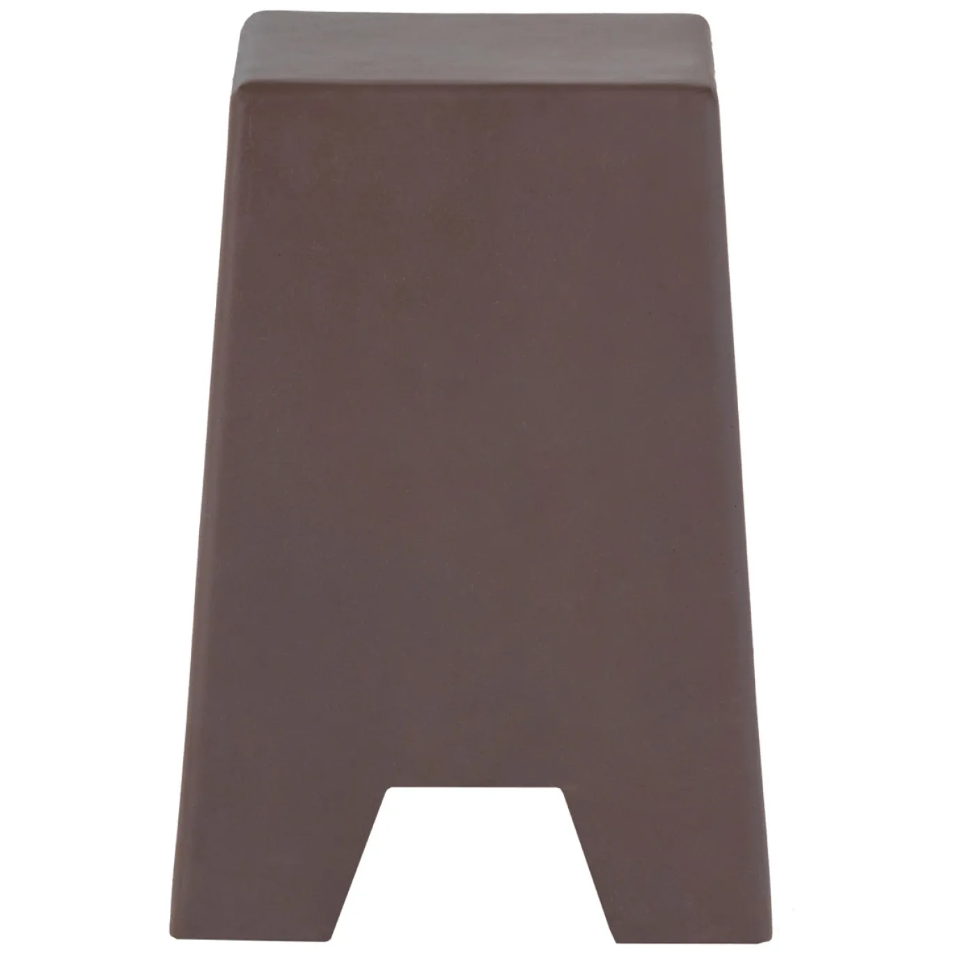Woood Bijzettafel Zina Hoog Cement Bruin